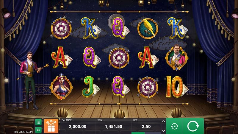 the great albini The Great Albini slot machine